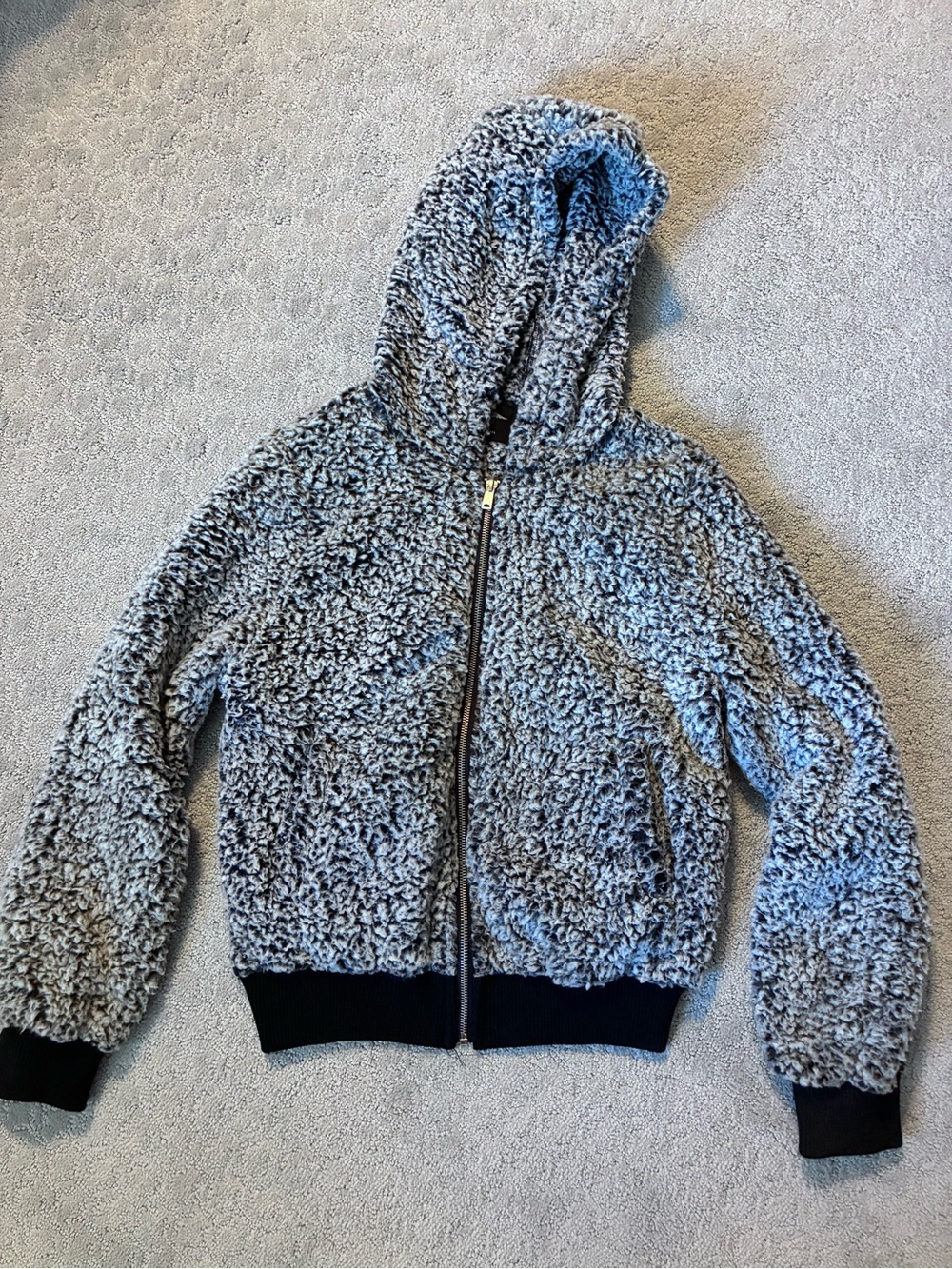 NWOT Bird and Vine Bomber Jacket with zipper and hood